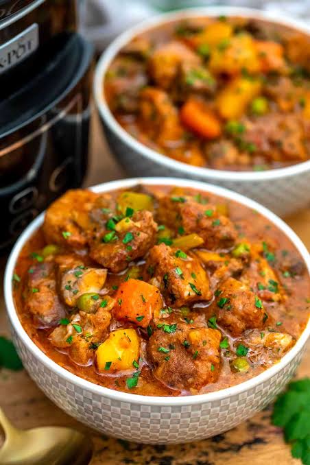Pork Cube Stew 🐖