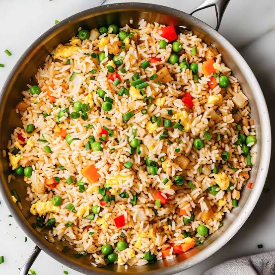 Egg & Fresh Vegetable Fried Rice 🥬