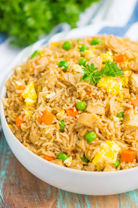 Fried Chicken & Fresh Vegetable Fried Rice