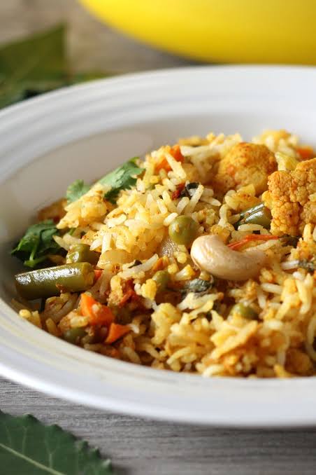 Indian Style Biriyani - Fresh Vegetable & Cashews