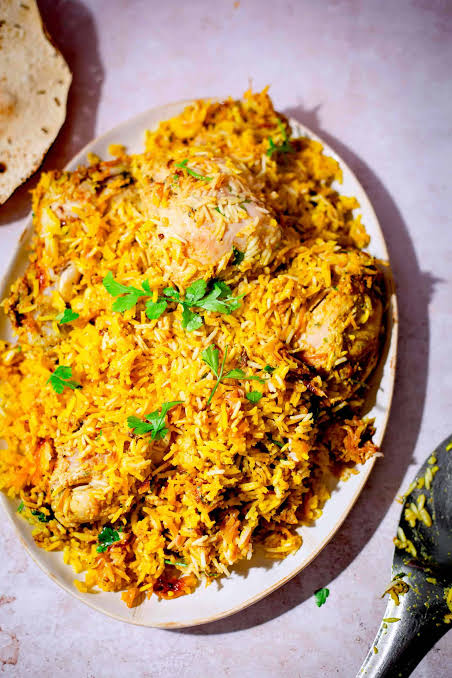 Indian Style Biriyani - Chicken Drumstick & Vegetable